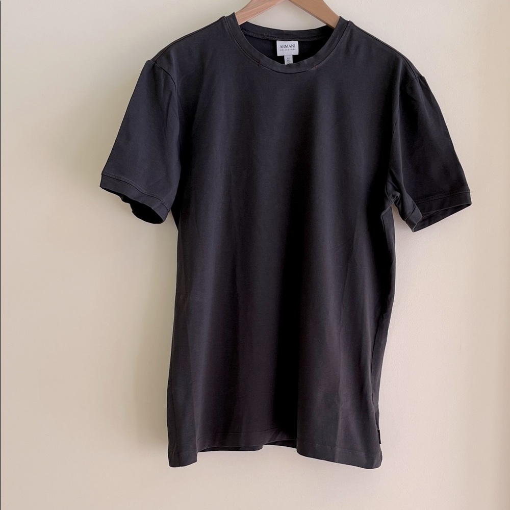 Giorgio Armani Collezioni Charcoal Men's Tee Shirt XL